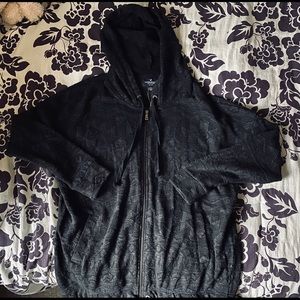 *NWT* AE size medium full zip Aztec print hoodie